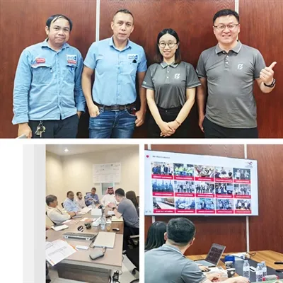 Topower refraktérne návštevy žiaruvzdorných priemyselných zákazníkov v Saudsk...